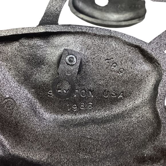 Vintage 1966 Sexton USA Set of 4 Black Painted Metal Bucket Kitchen Wall Art - Picture 5 of 5